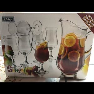 7 piece Sangria Pitcher Set.